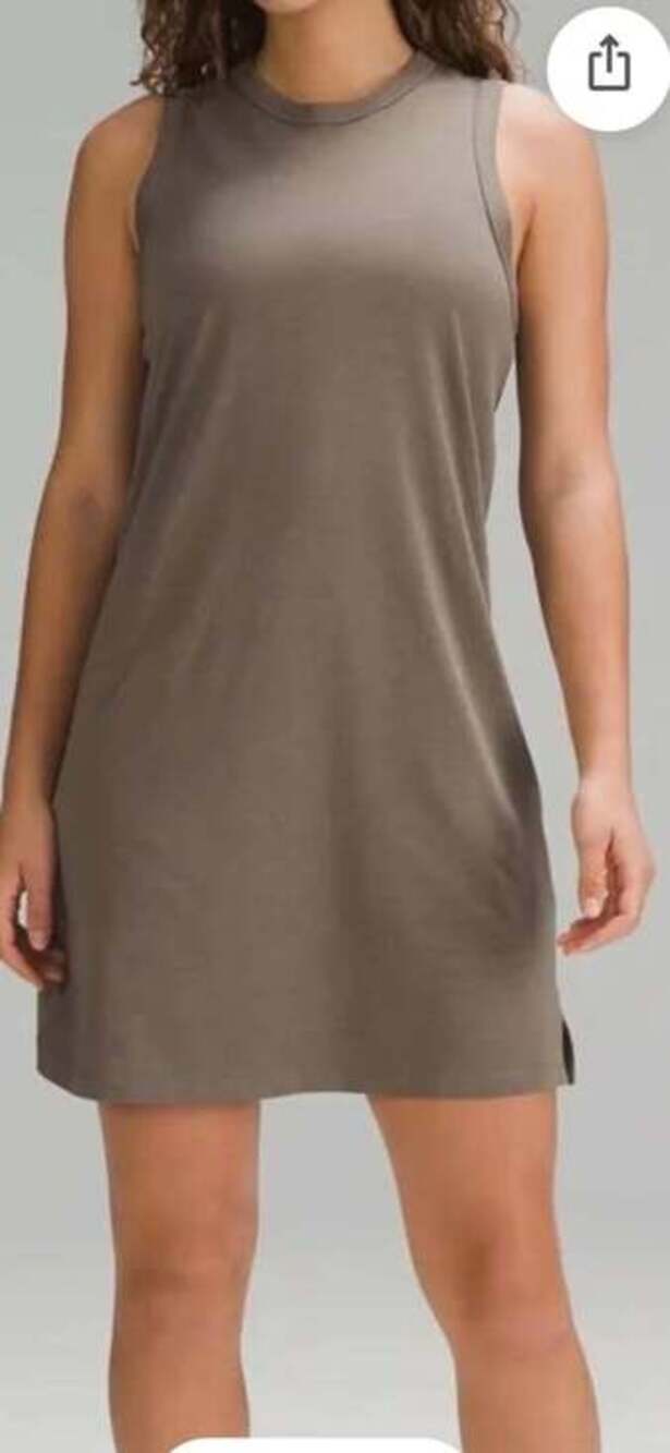 Lululemon Classic-Fit Dress in Nomad Size 8/10 Athletic sporty sleeveless Tank